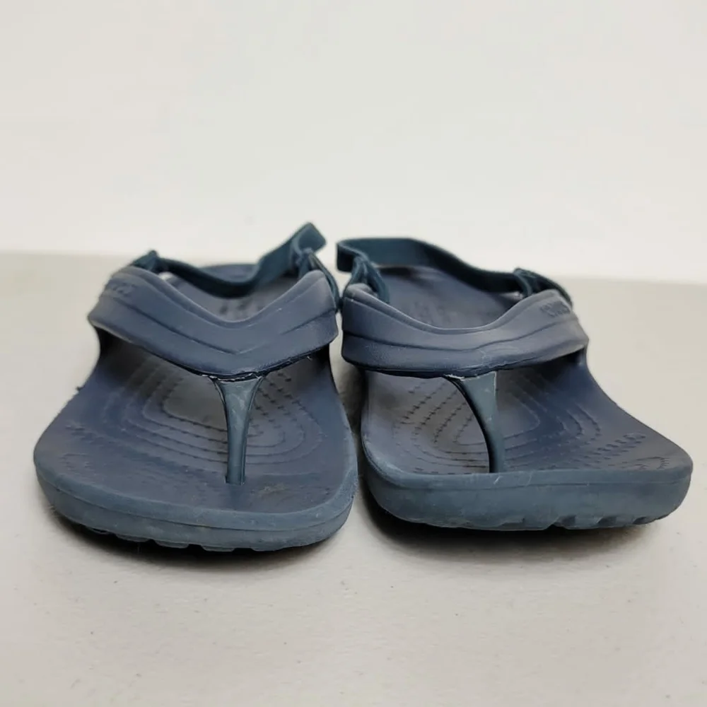 Crocs toddler Slice Sandals Sz C12 blue